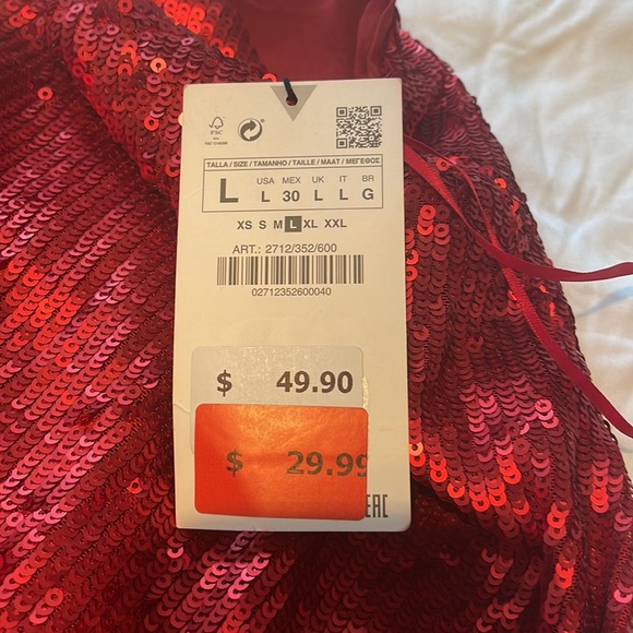 Zara Glitter Dress - Picture 2 of 2